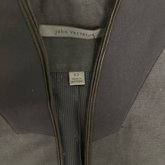 John Varvatos Collection HOOK & BAR SHORT SHAWL-COLLAR JACKET. Size EU52 USA 42 - Picture 5 of 9